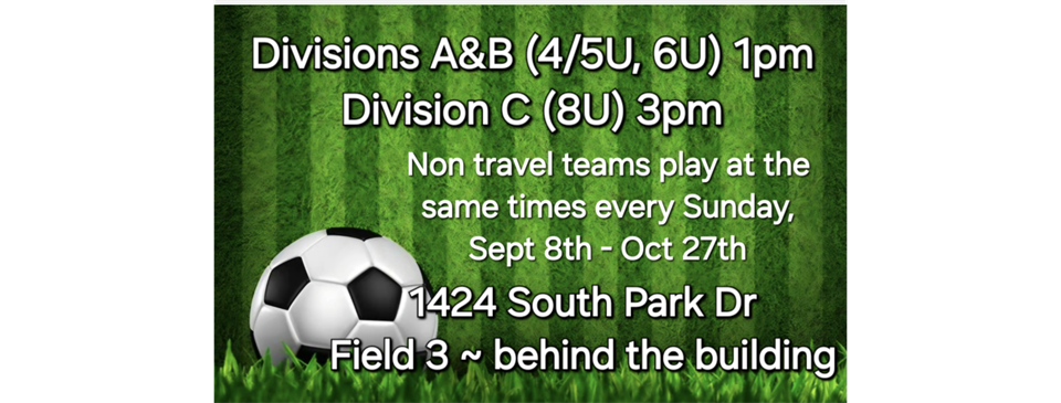 Welcome Fall AYSO Players